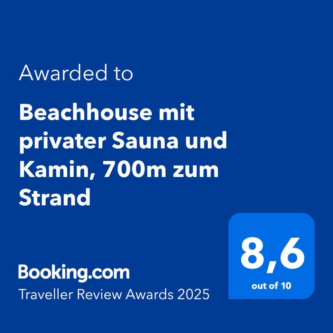 Beachhouse Mit Privater Sauna Und Kamin, 700M Zum Strand Шёнбергер-Штранд Экстерьер фото
